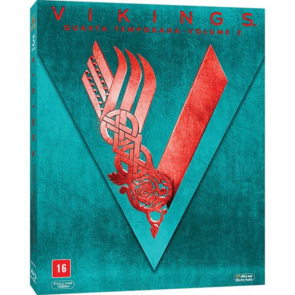 Blu-Ray Vikings - Quarta Temporada Vol 2 (3 Bds)