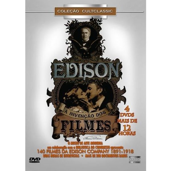 DVD BOX  Edison - A Invenção Dos Filmes ( 4 DISCOS )