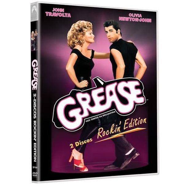 DVD Grease Nos Tempos Da Brilhantina Rockin' Edition 2 DVDs
