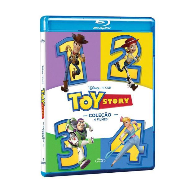 Pack Blu-Ray Toy Story - Coleção 4 Filmes (4 Bds)