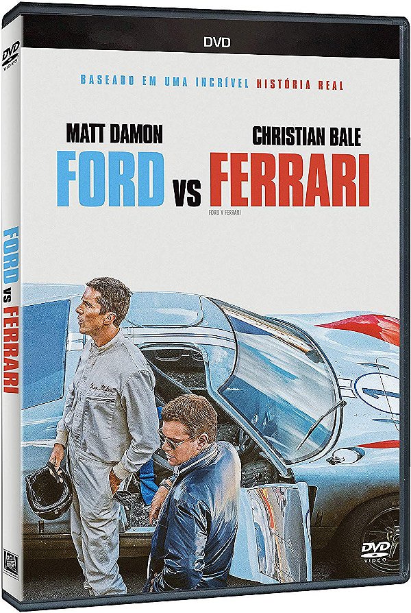 DVD - FORD VS FERRARI - MATT DAMON