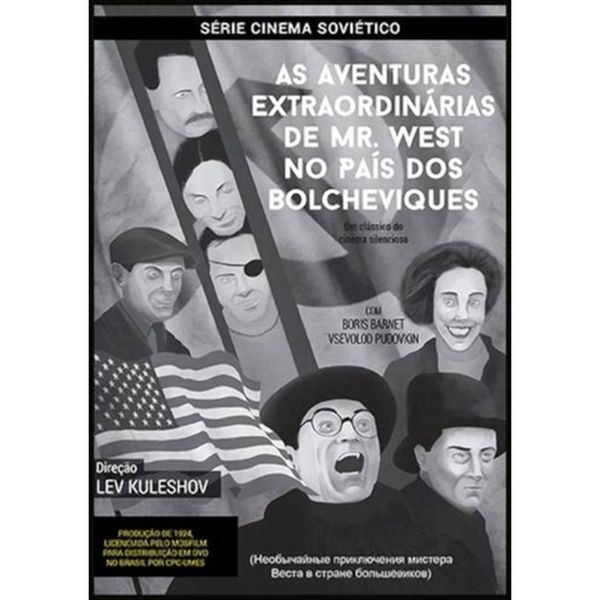 DVD As Aventuras Extraordinárias de Mr. West no País dos Bolcheviques