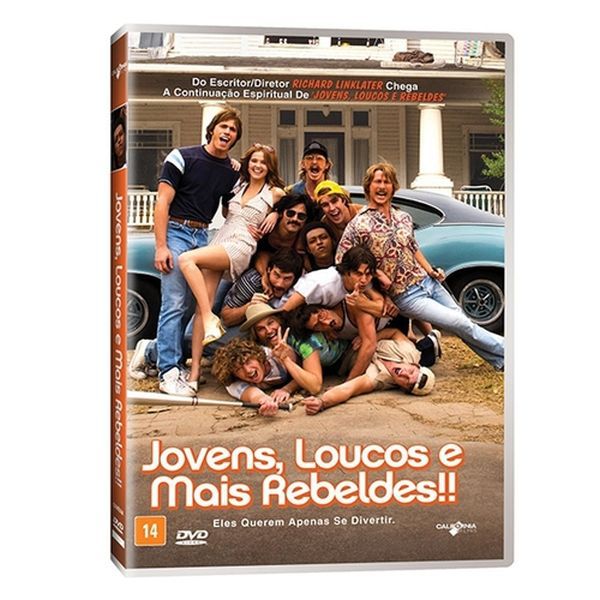 DVD - JOVENS, LOUCOS E MAIS REBELDES - RICHARD LINKLATER