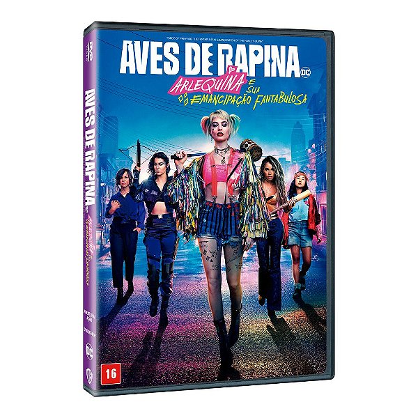 DVD - AVES DE RAPINA: ARLEQUINA SUA EMANCIPAÇÃO FANTABULOSA