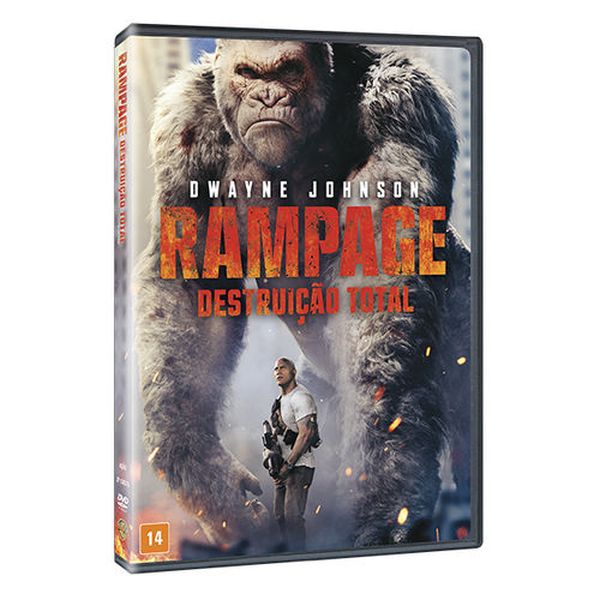 DVD Rampage Destruição Total - Dwayne Johnson