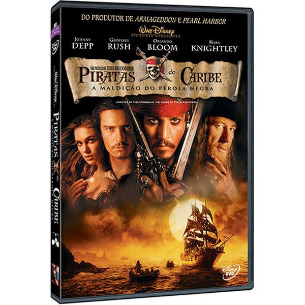 DVD Piratas do Caribe 1: A Maldição do Pérola Negra