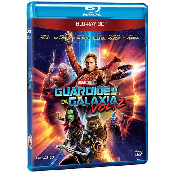 Blu-Ray 3D Guardiões da Galáxia - Vol 2