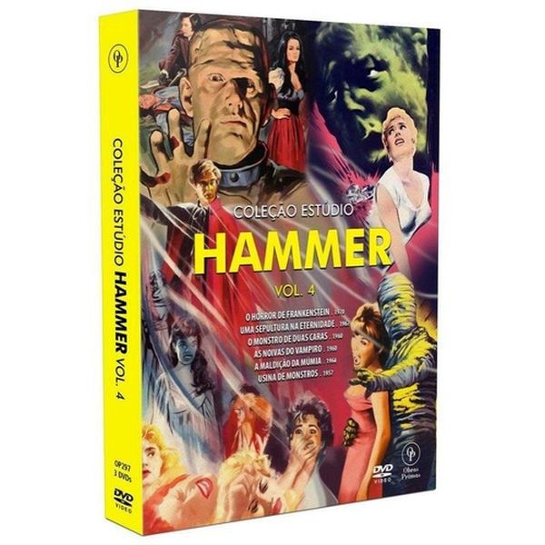 DVD Coleção Estúdio Hammer Vol.4 (3 DVDs)