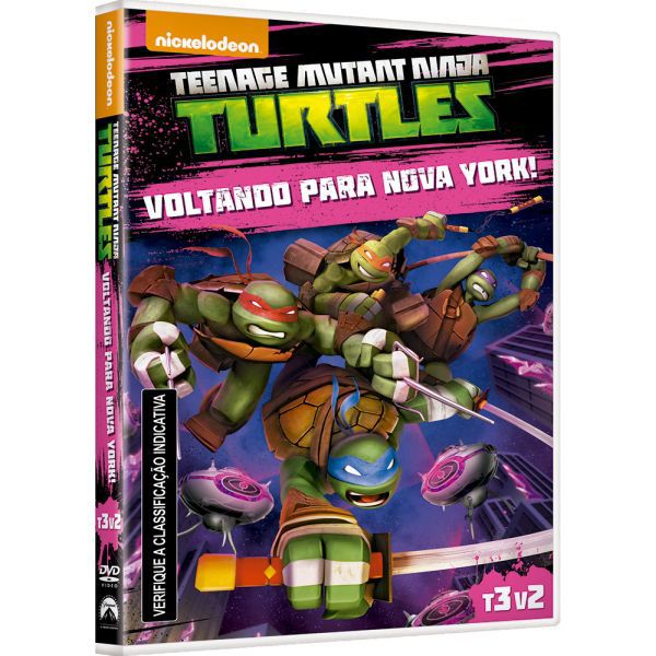 DVD - Tartarugas Ninja - Voltando para Nova York!