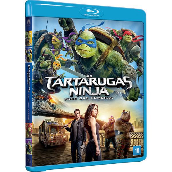 Blu-Ray As Tartarugas Ninja - Fora Das Sombras