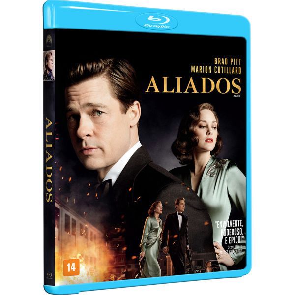Blu-ray - Aliados - Brad Pitt