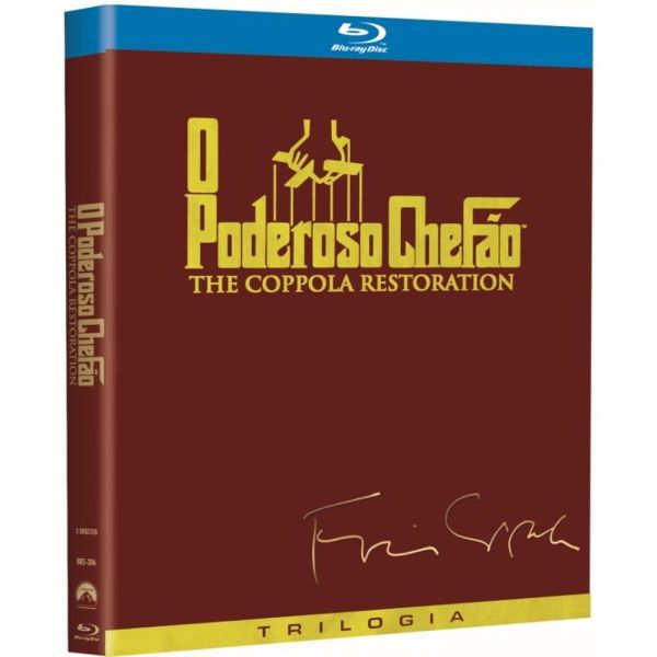 Blu-ray Trilogia O Poderoso Chefão -The Coppola Restoration - 3 Discos