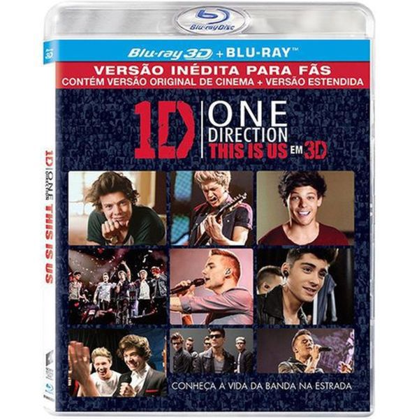 Blu-Ray 3D One Direction - This Is Us
