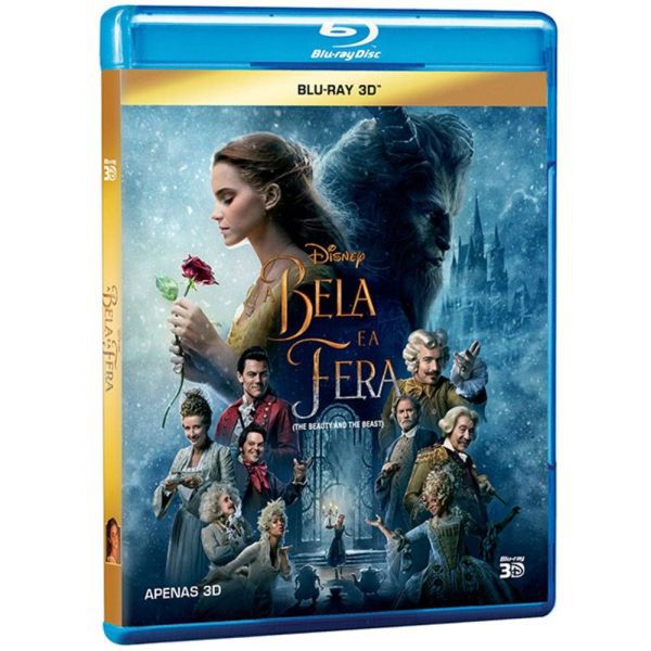 Blu-ray 3d - A Bela E A Fera - 2017