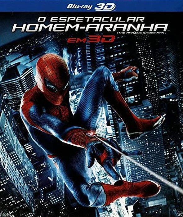 Blu-Ray 3D + Blu-Ray - O Espetacular Homem Aranha - (LUVA)