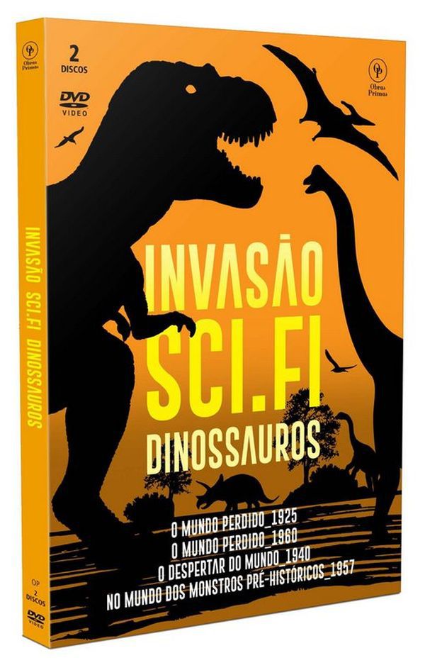 DVD DUPLO INVASÃO SCI-FI - DINOSSAUROS