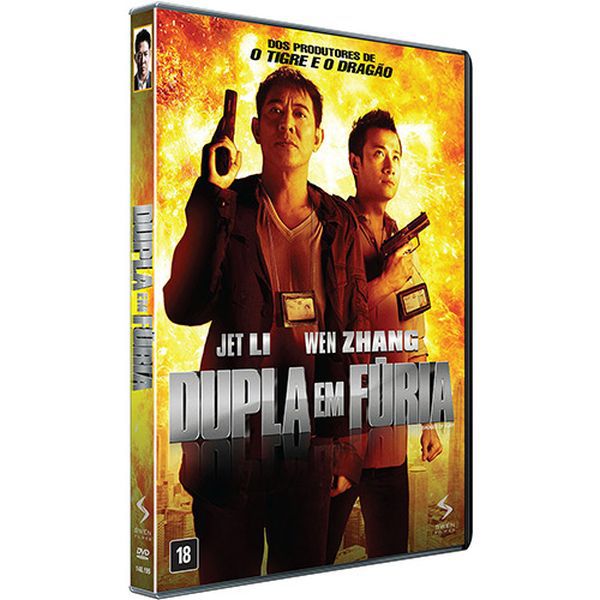 Blu Ray + Dvd Dupla Em Fúria - Jet Li