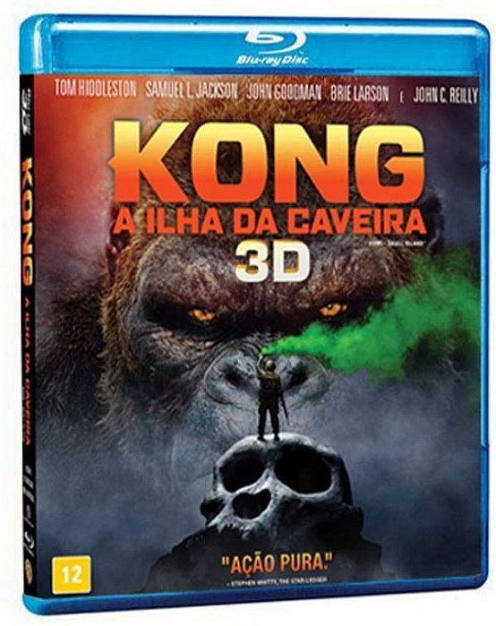 Blu-Ray 3D + Blu-Ray Kong - A Ilha Da Caveira