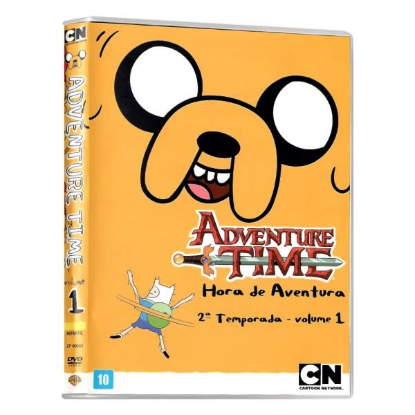 DVD Adventure Time - Hora de Aventura - 2 temporada Vol 1