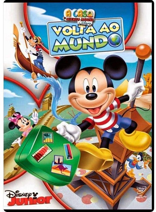DVD A Casa Do Mickey Volta Ao Mundo