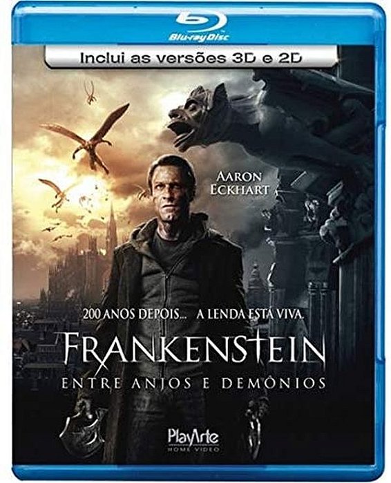 Blu-Ray 2D/3D Frankenstein - Entre Anjos E Demônios