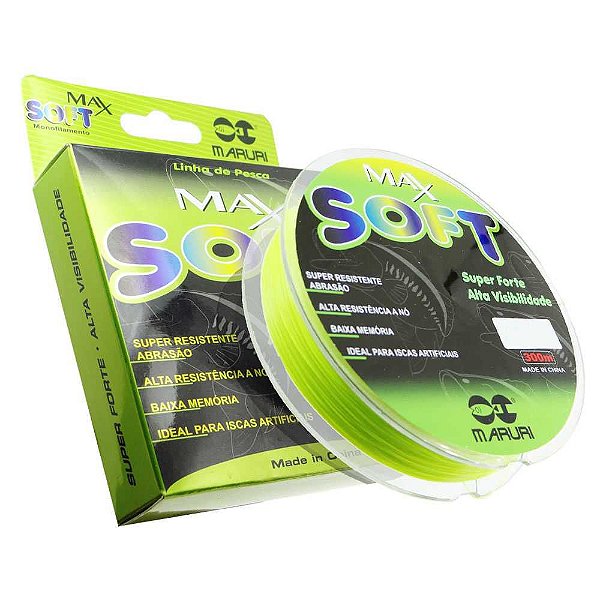 Linha Maruri Max Soft 0,40 mm 300m 28,8Lbs