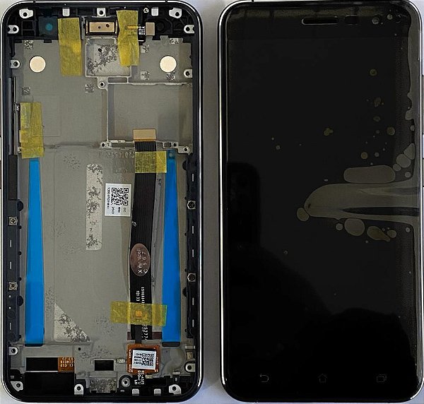 Frontal Completa Tela Touch Display Lcd Asus Zenfone 3 ( Ze520Kl ) ** Com Aro **