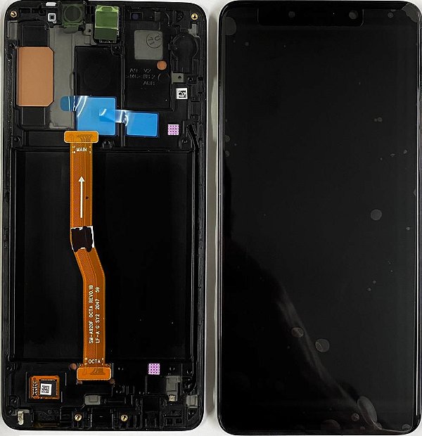 Frontal Completa Tela Touch Display Lcd Samsung A9 2018 A920 ** Com Aro **