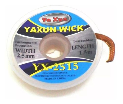 Malha Dessoldadora 2.5Mm 1,5M De Cobre Yaxun - Original Yx-2515