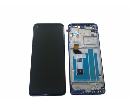 Frontal Completa Tela Touch Display Lcd Motorola Moto One Vision ( Xt1970-1 ) ** Com Aro **