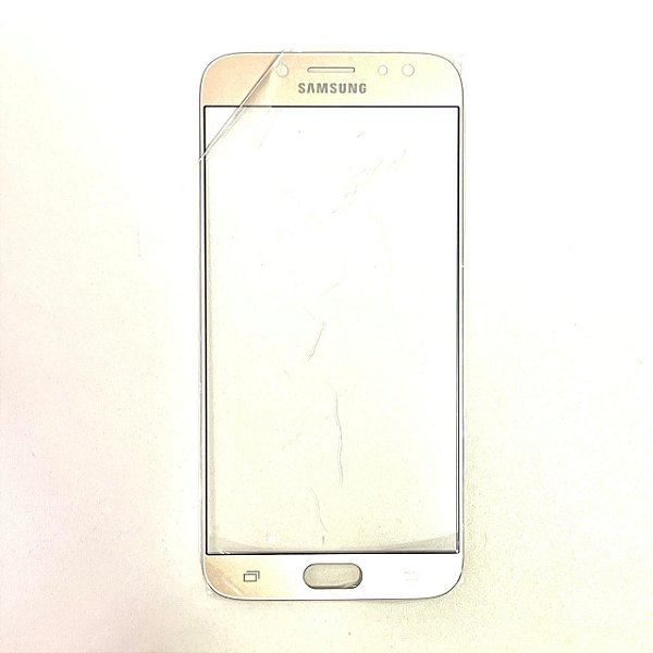 Vidro Samsung J7 Pro ( J730 ) Sem Cola Oca Dourado