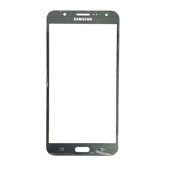 Vidro Samsung J7 ( J700 ) Sem Cola Oca Preto