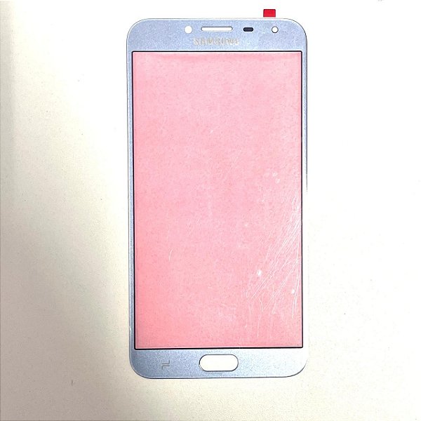 Vidro Samsung J4 ( J400 ) Sem Cola Oca Azul