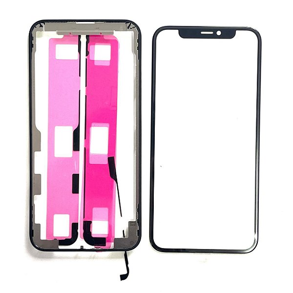 Vidro Apple Iphone 11 Pro Com Cola Oca + Aro