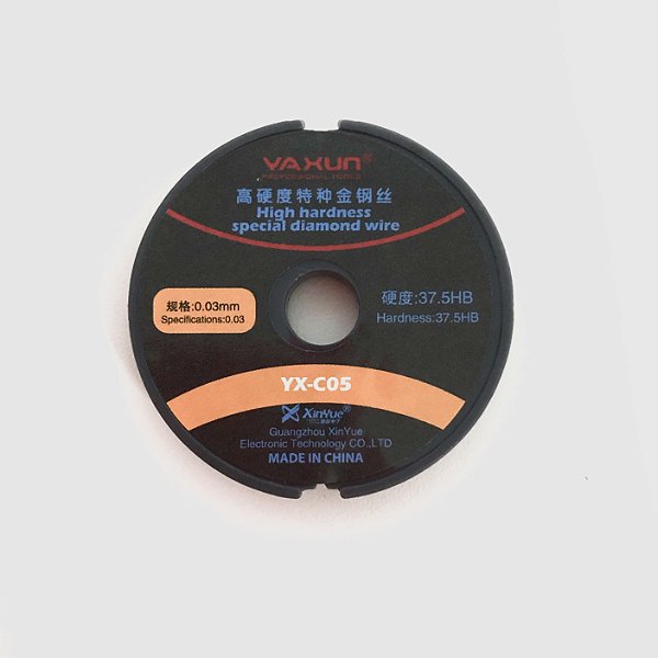 Fio De Aço 0.03Mm 100Mts Yaxun Yx-C05  ( Separar Touch Lcd )