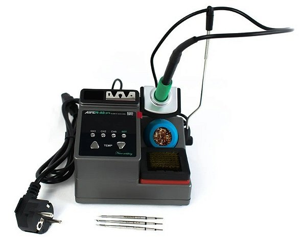 Estação De Solda Aifen A9 Pro Com Ferro C-210 Bivolt