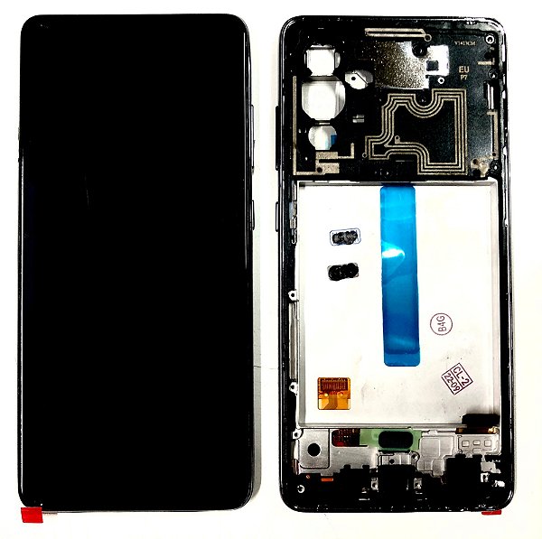 Frontal Completa Tela Touch Display Lcd Samsung A52 ( A525 ) ** Oled Top **