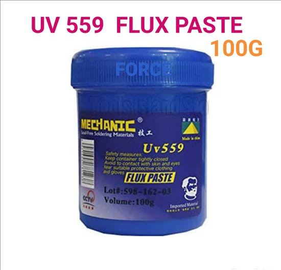 Fluxo Solda Pastoso Mechanic Uv 559 100G Azul