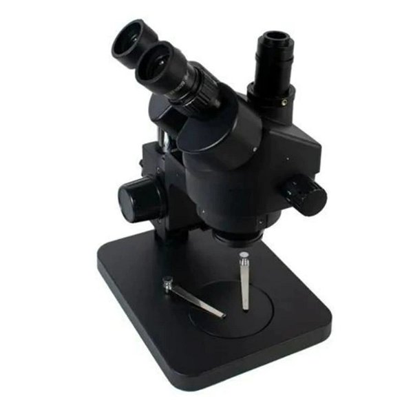 Microscópio Trinocular Simul-Focal Estereoscópico Ak33 - Smarts Parts