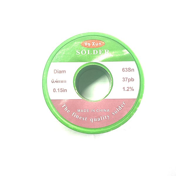 Estanho Para Solda Yaxun 0.4Mm Rolo 10Mts