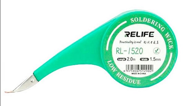 Malha Dessoldadora Profissional Rl-1520 Relife 1.5Mm Com 2M