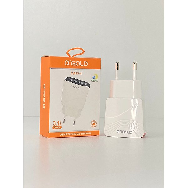 Fonte 2 USB Gold 3.1A CA03-4