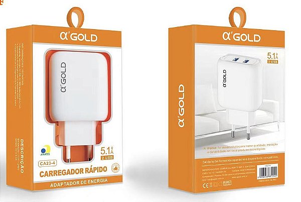 Fonte 2 Usb Gold 5.1A CA32-4
