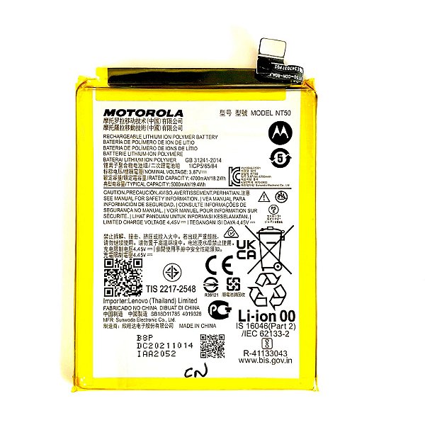 Bateria Motorola Moto Edge 20 Lite NT50 ( XT2139 )