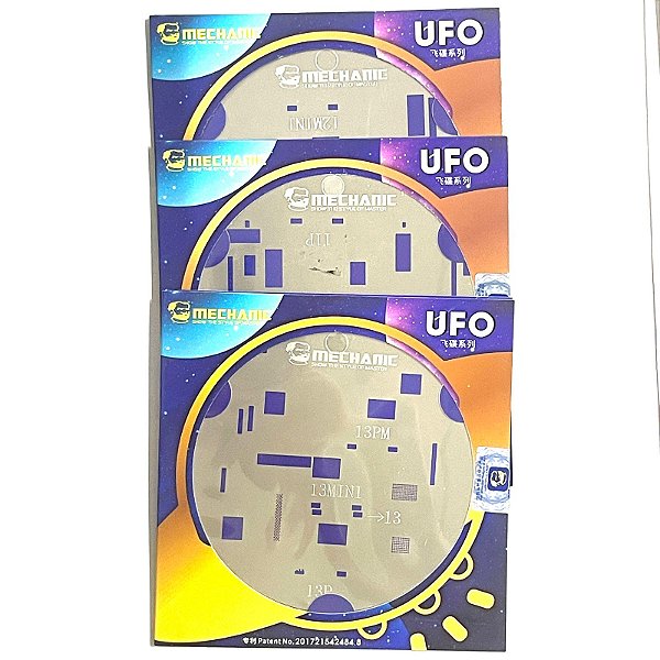 Kit Stencil BGA Mechanic UFO iPhone 6 ao 14 Pro Max