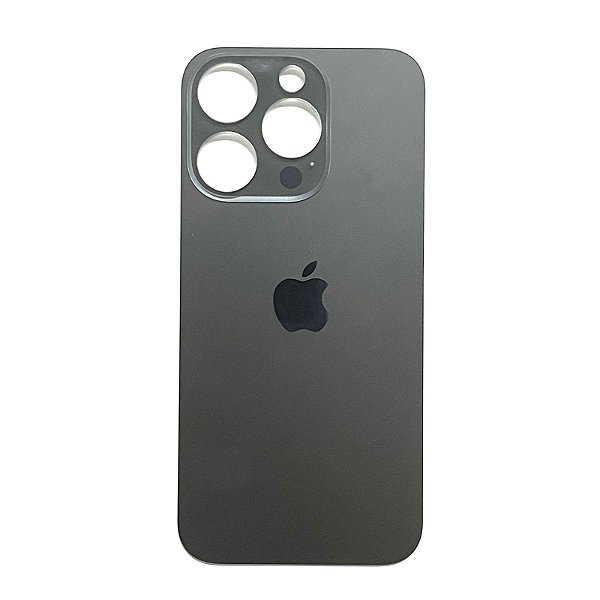 Tampa Traseira Vidro Apple iPhone 15 Pro ** Furo Maior **