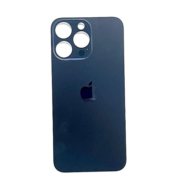 Tampa Traseira Vidro Apple iPhone 15 Pro Max ** Furo Maior **