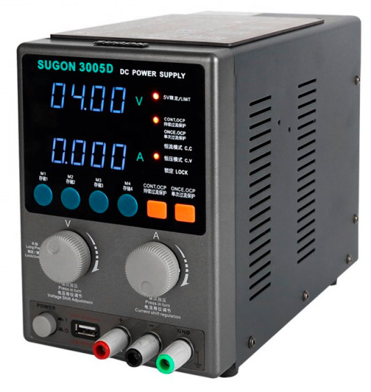 Fonte Alimentação Digital Regulável Sugon 3005D 30V 5A 220V