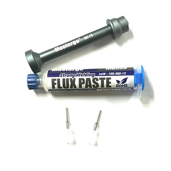 Fluxo Pastoso MasterGo Seringa Mg559 PCB BGA PGA SMD 10cc
