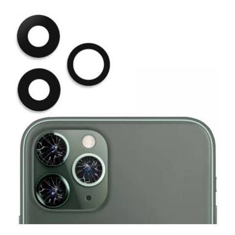 Kit Com 3 Lentes Camera Traseira Apple iPhone 11 Pro / 11 Pro Max
